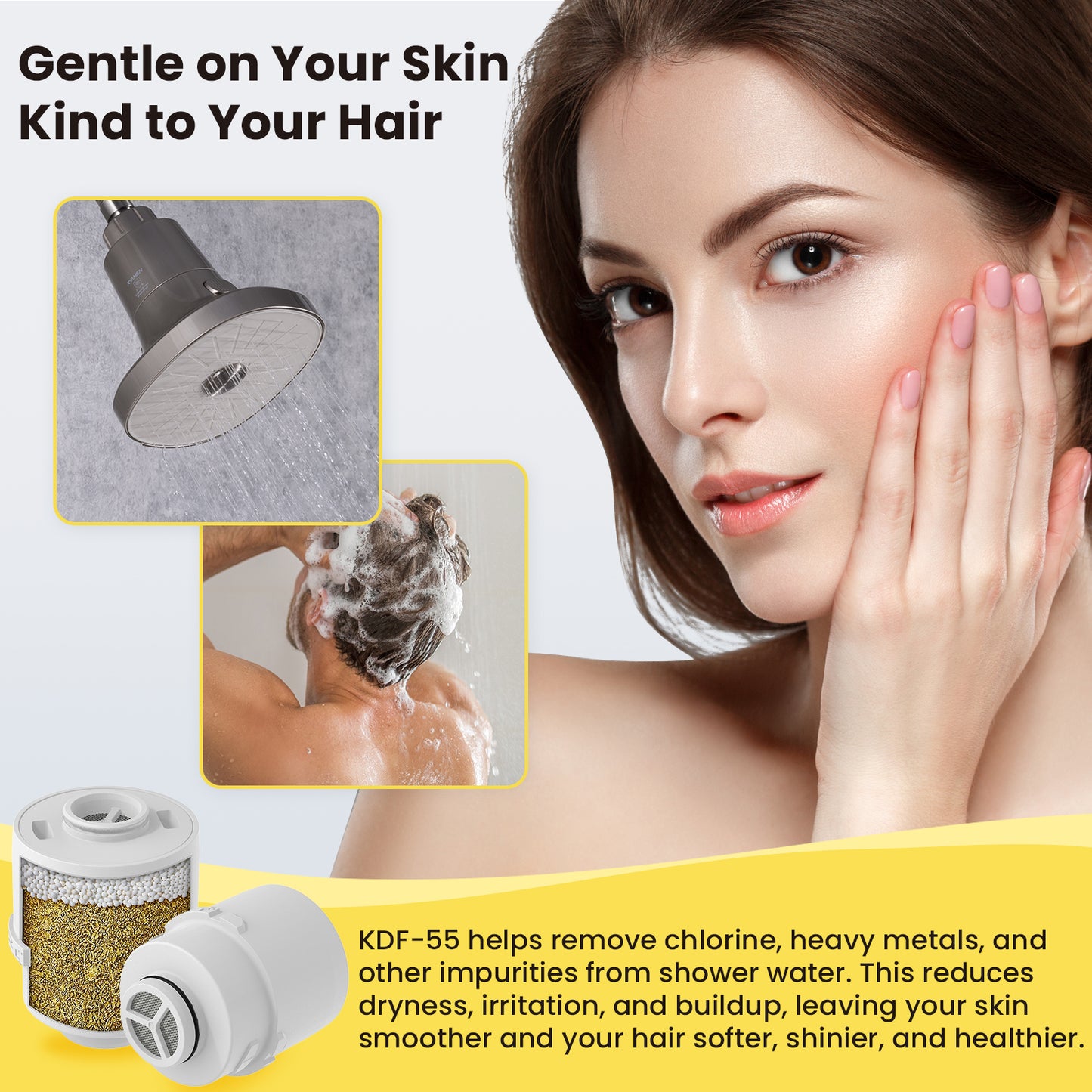 Filter Cartridge for Ryamen Filtered Shower Head