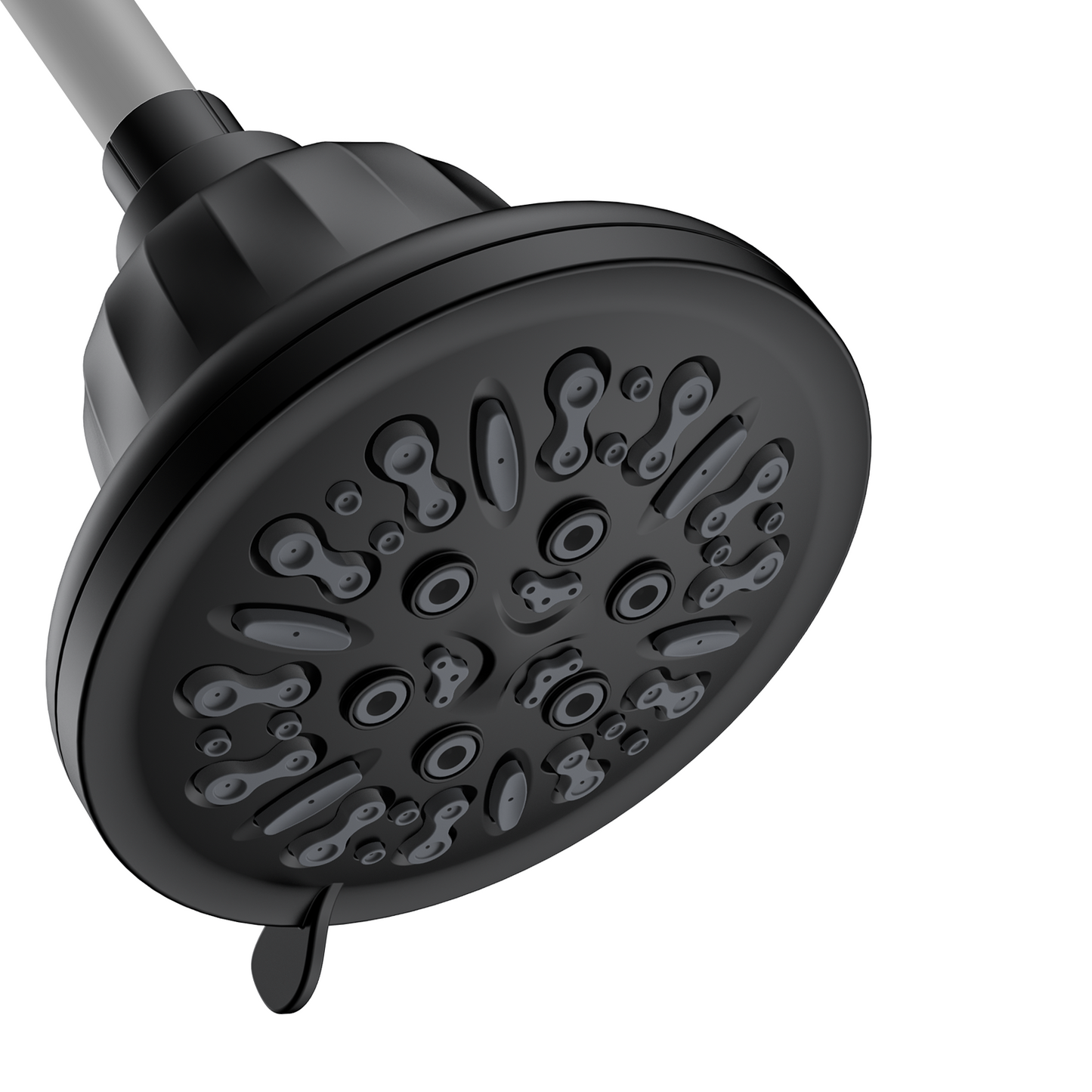 Shower Head, 5.5" Fixed High-Pressure Rain/Rainfall Filtered Shower Head for hard water, 6 Settings Water Softener Showerhead with Filter, Remove Chlorine and Heavy Metals