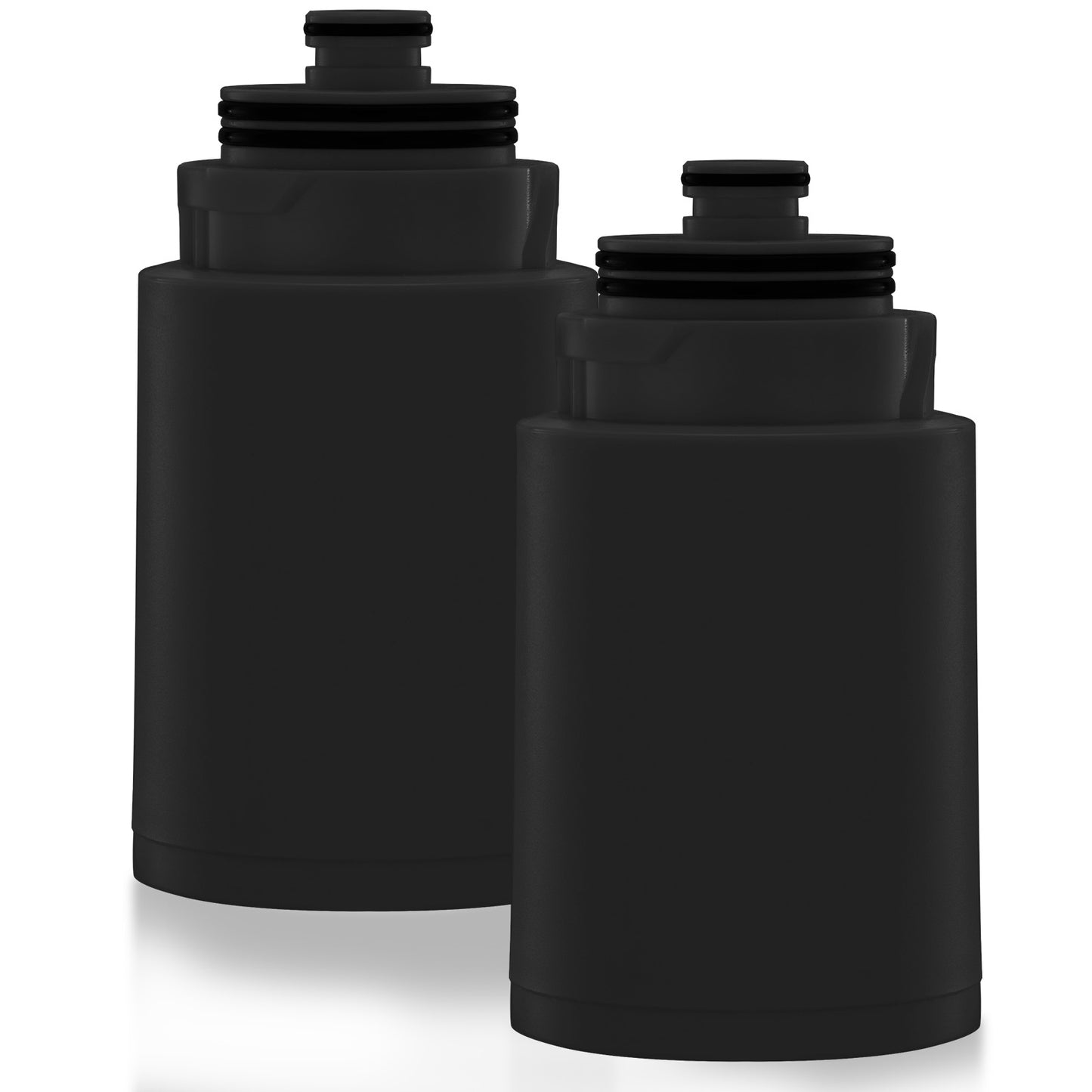 Filters Replacement ONLY for Dual 10" Filtered Shower Head Combo, Effective Chlorine Removal Rate≥90%, 2-Pack (Black)
