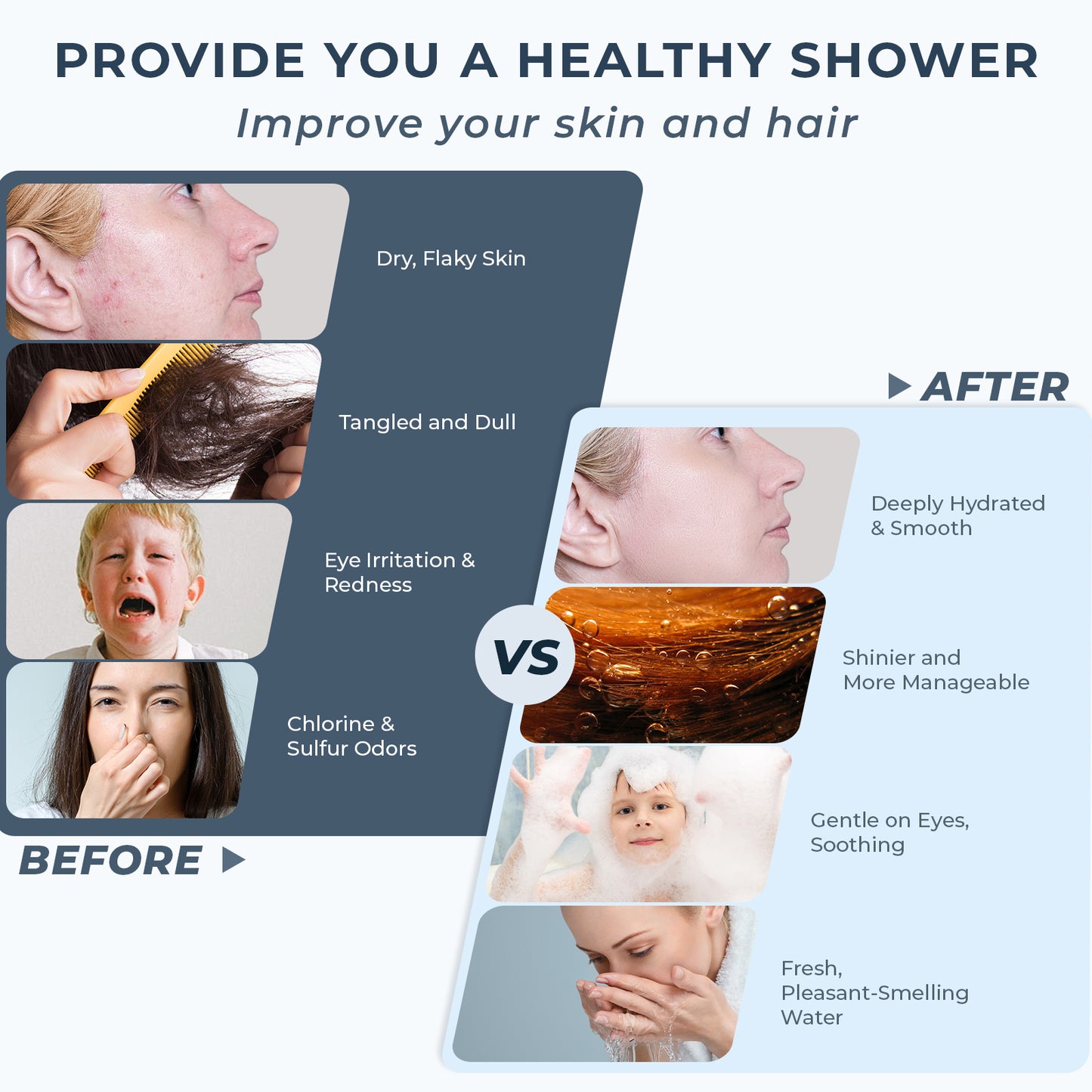 Ryamen 2026 Filtered Magnetic Shower Head with Handheld– High Pressure Showerhead with Power Wash Mode, Chlorine Removal, Massage Brush, Pressure Adjustable, One-Touch Pause & Stainless Steel Hose